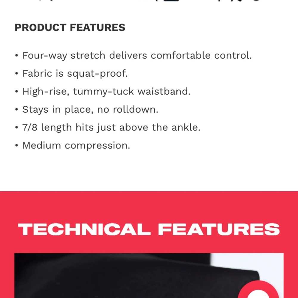 SHEFIT Boss Leggings in Red - Picture 4 of 9